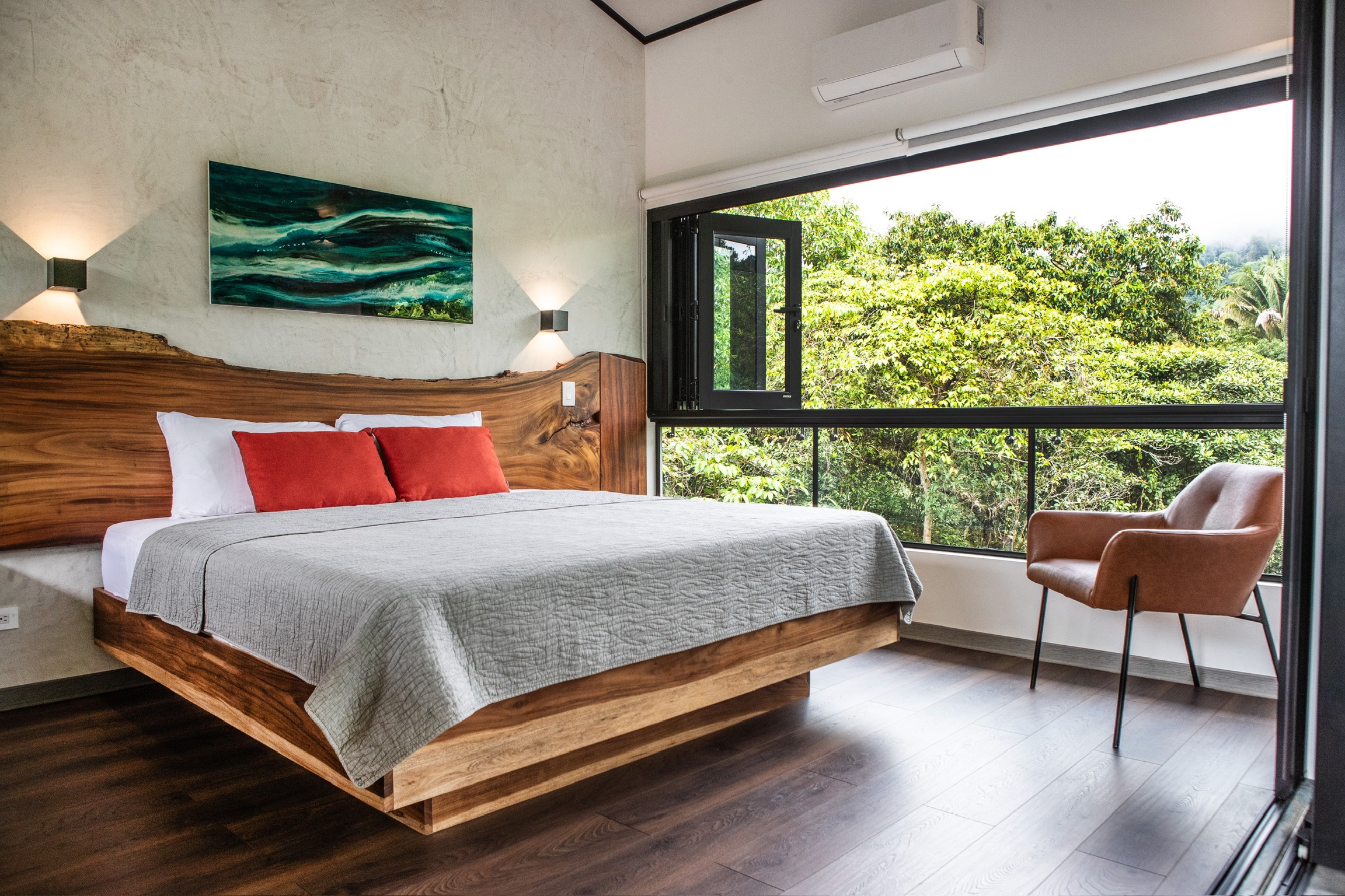 Poolside bedroom tropical